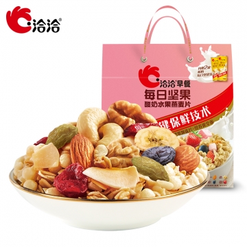 粤桂（洽洽）坚果酸奶水果燕麦片350g/袋
